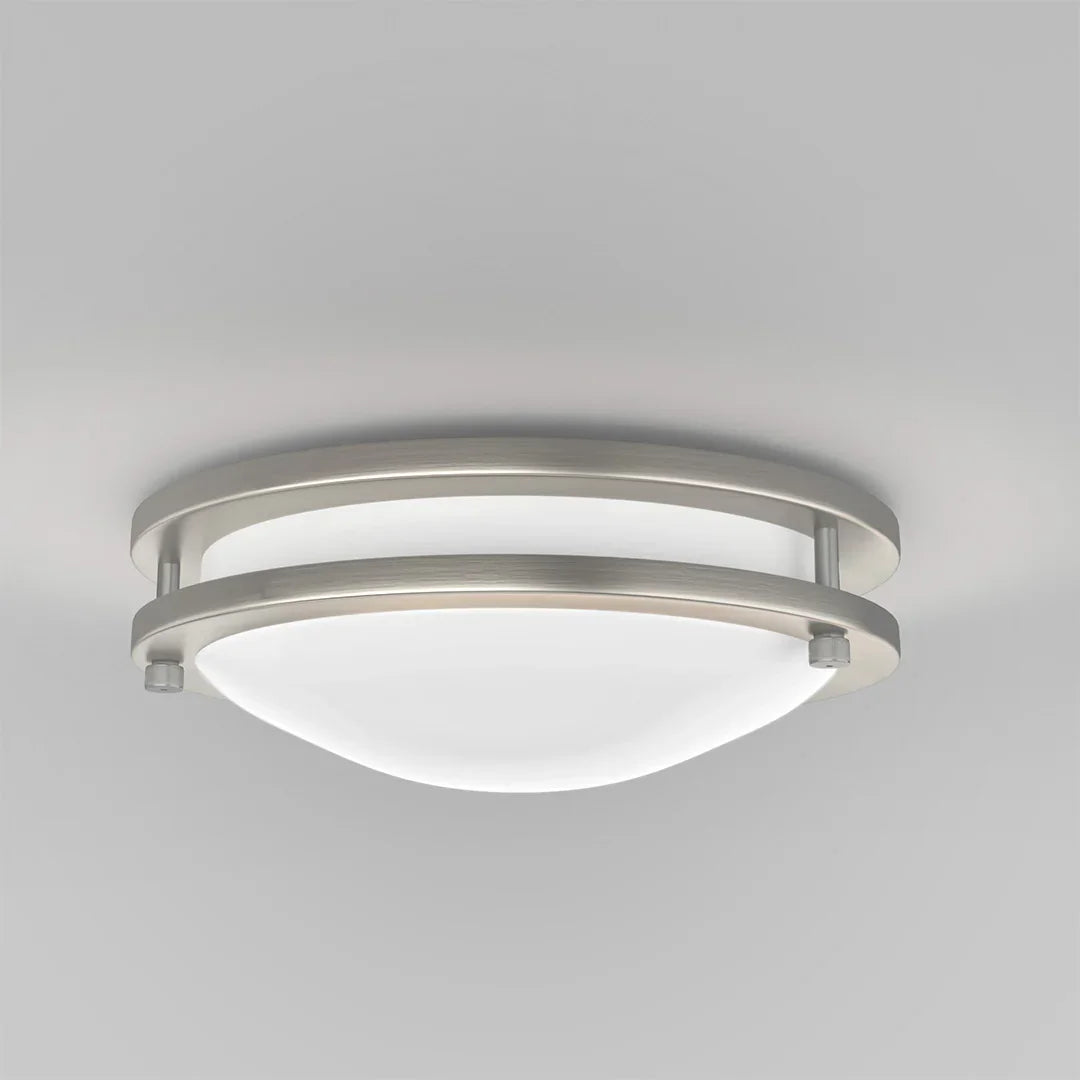 12 in. Brushed Nickel Ceiling Light | Ezzy Manufacturing