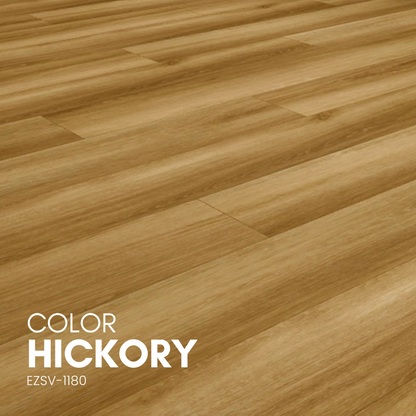 SPC Rigid Core Flooring, Click Lock Floating, Hickory - Free Sample - Ezzy Manufacturing