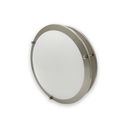 14-Inch Dimmable LED Flush Mount Ceiling Light - 24W Double Ring Design - Ezzy Manufacturing