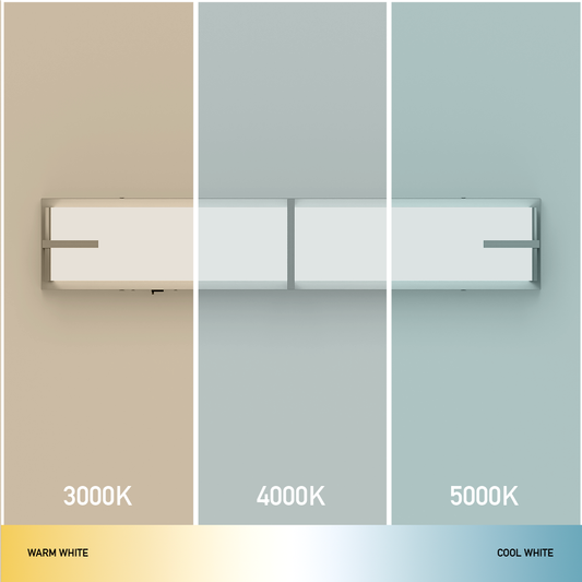 24-Inch LED Modern Bathroom Vanity Light Fixture - 25W Linear Wall Light Bar - Ezzy Manufacturing