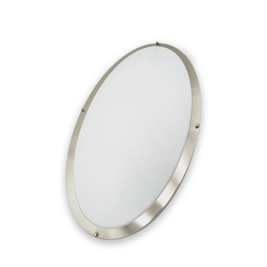 32-Inch Oval Double Ring LED Ceiling Light - 35W Dimmable Flush Mount - Ezzy Manufacturing