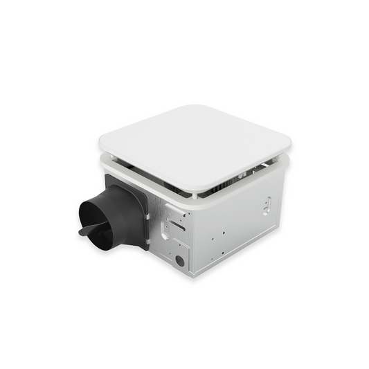 8-Inch Square Exhaust Fan with LED Light - 15W Adjustable - Ezzy Manufacturing