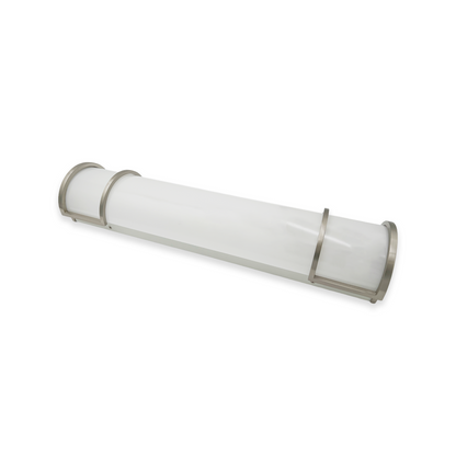 24-Inch Flush Mount Vanity Lighting Fixture - 25W Linear Wall Light Bar - Ezzy Manufacturing