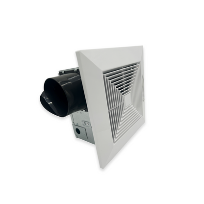 10-Inch Square Bathroom Ventilation & Exhaust Fan - 110 CFM (EZ053-110) - Ezzy Manufacturing