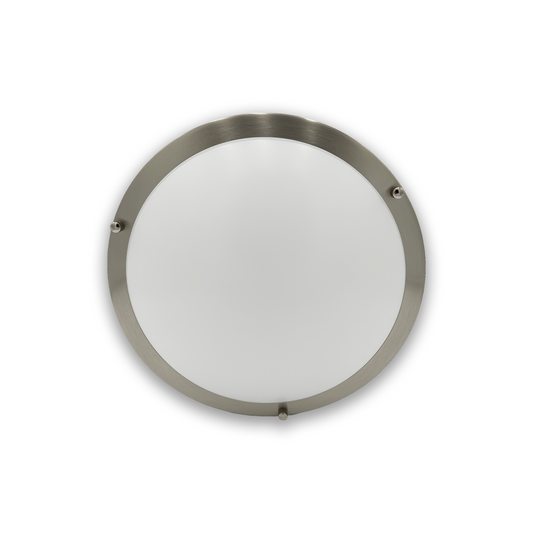 12-Inch Dimmable LED Flush Mount Ceiling Light - 18W Double Ring Design - Ezzy Manufacturing
