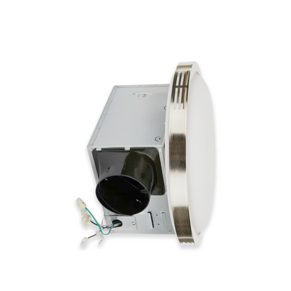 8-Inch Round Exhaust Fan with LED Light - 20W Adjustable - Ezzy Manufacturing