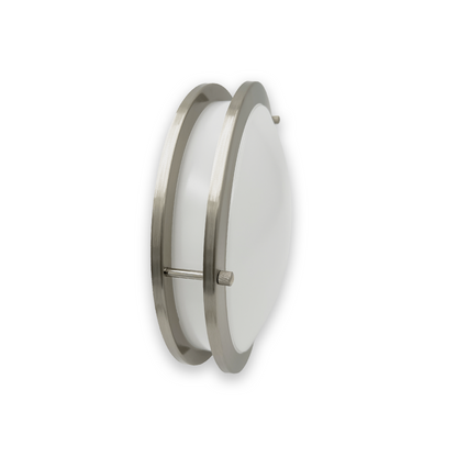 14-Inch Dimmable LED Flush Mount Ceiling Light - 24W Double Ring Design - Ezzy Manufacturing