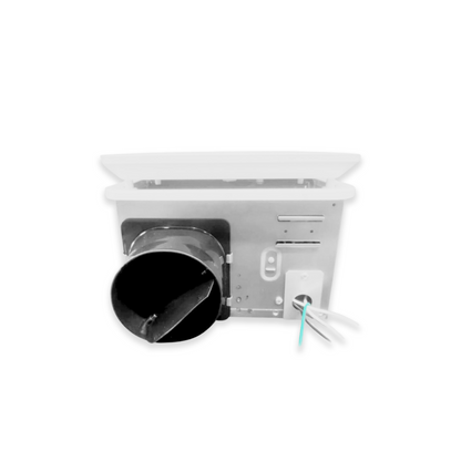 8-Inch Square Exhaust Fan with LED Light - 15W Adjustable - Ezzy Manufacturing
