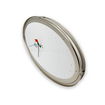32-Inch Oval Double Ring LED Ceiling Light - 35W Dimmable Flush Mount - Ezzy Manufacturing