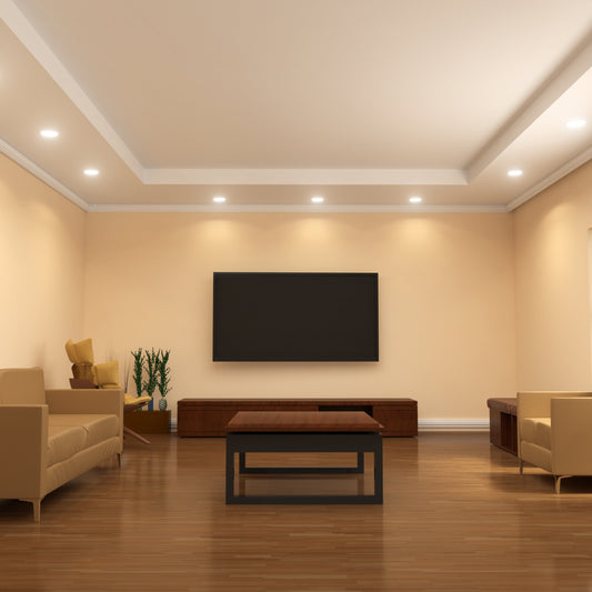 8-Inch LED Panel Light - 18W Recessed Ceiling Light - Ezzy Manufacturing