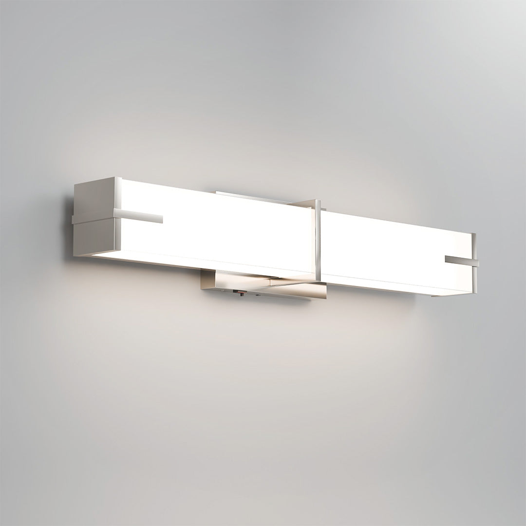 24-Inch LED Modern Vanity Light Fixture - 25W Linear Wall Light Bar - Ezzy Manufacturing