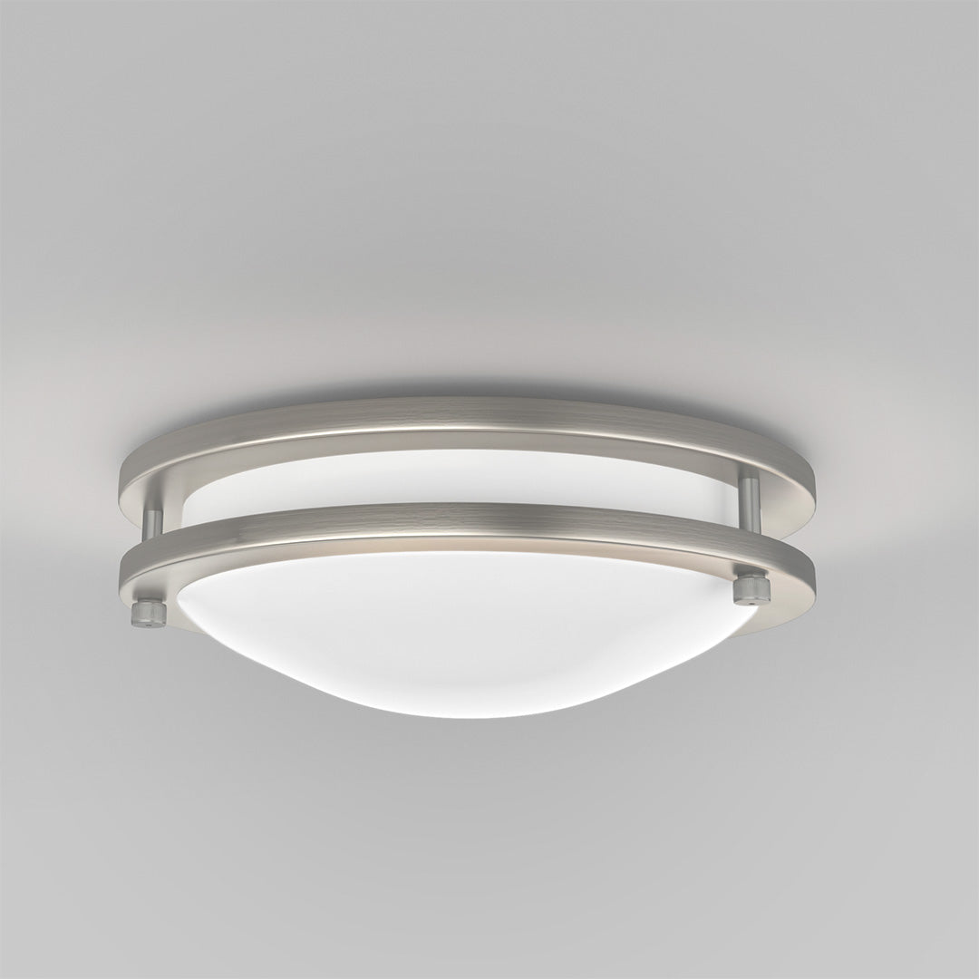 12-Inch Dimmable LED Flush Mount Ceiling Light - 18W Double Ring Design - Ezzy Manufacturing