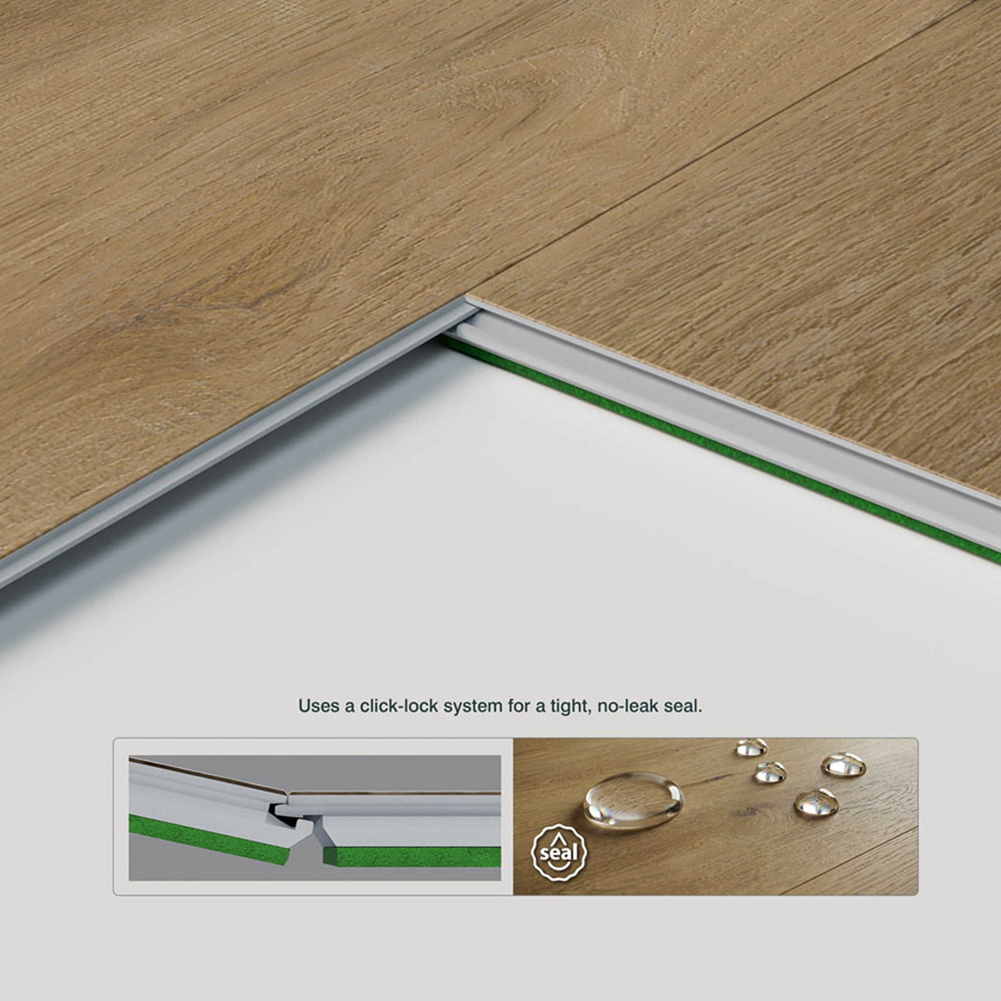 Hampshire SPC Rigid Core Flooring | 6.5mm | 20 Mil | 18.95 SQ FT/Box | Unilin Click Lock - Ezzy Manufacturing