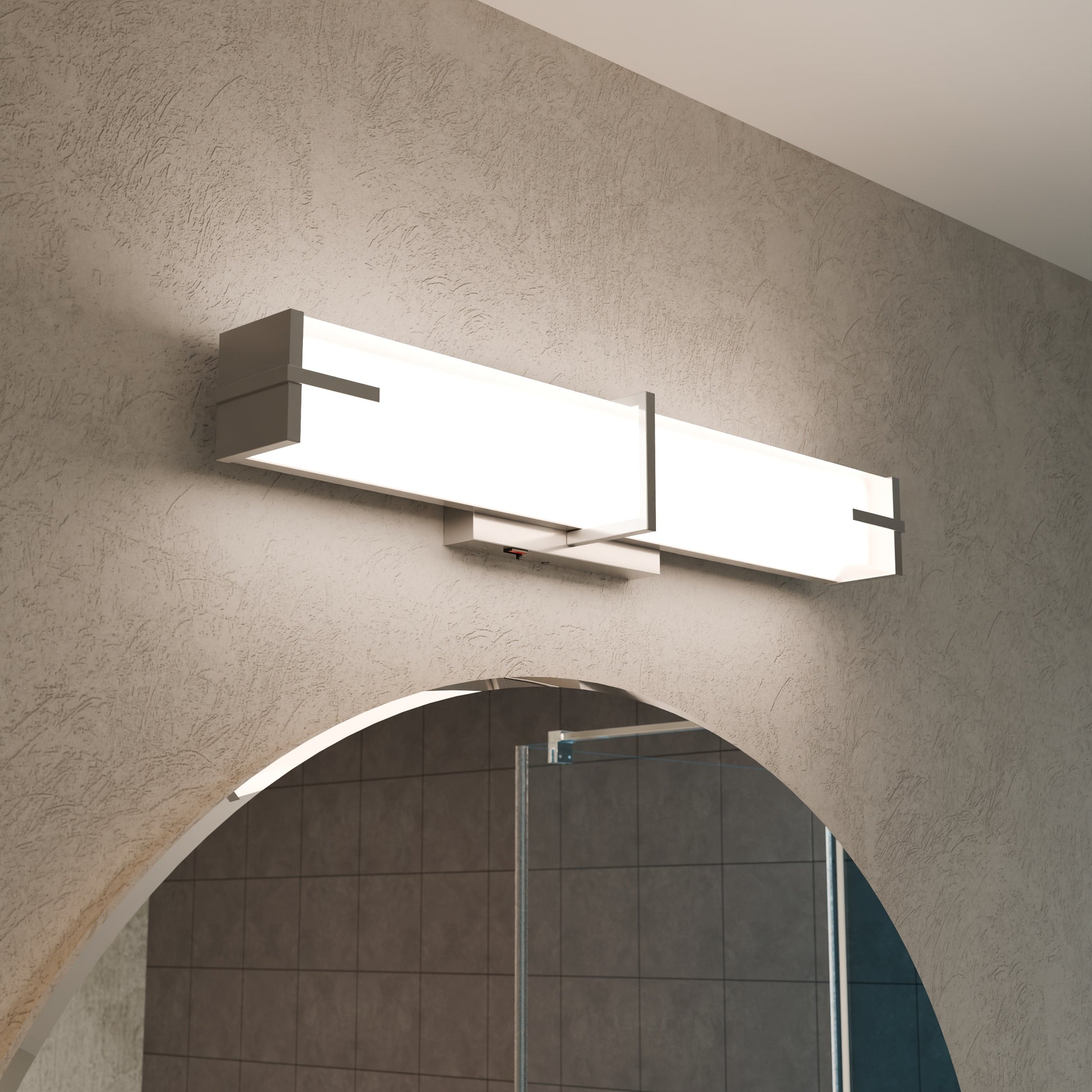 24-Inch LED Modern Vanity Light Fixture - 25W Linear Wall Light Bar - Ezzy Manufacturing