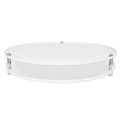14-Inch Dimmable LED Flush Mount Ceiling Light - 24W Double Ring Design