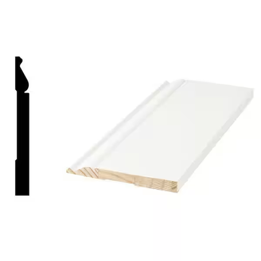 WM163 Base - 16' MDF Baseboard - Ezzy Manufacturing